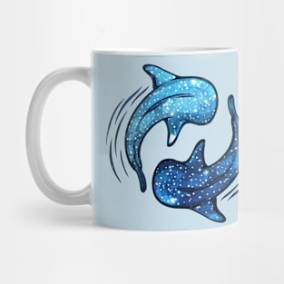 Starry Whale Sharks Mug